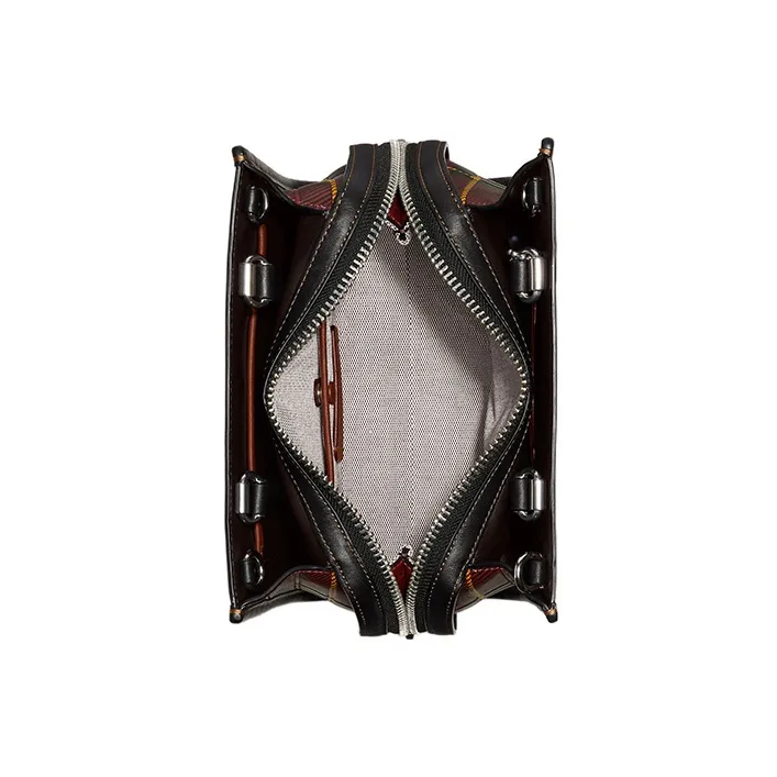 COACH Rogue Glove Tanning Shoulder Bag Crossbody Bag Handbags Small Size Women's Red & Black-2