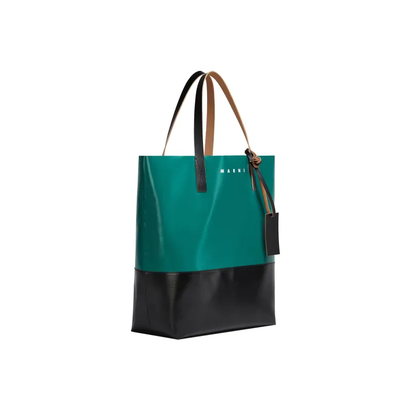 MARNI Tribeca Two-Tone Top Handle Tote Bag-1