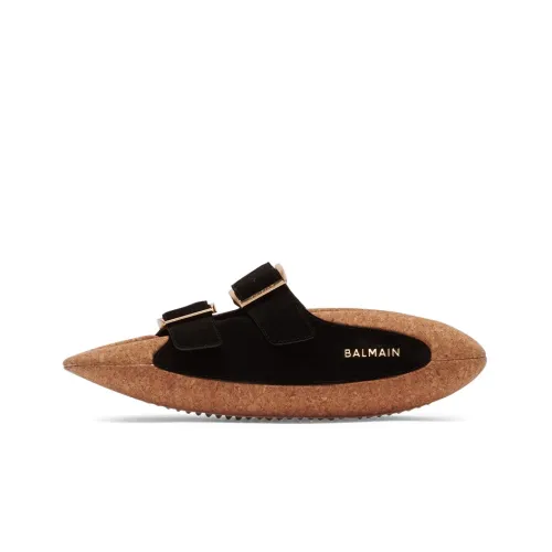BALMAIN B-IT Stylish Sandals Women's Black