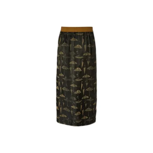 UMA WANG Casual Long Skirts Women's Multicolor