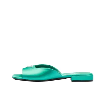 PRADA Slide Slippers Women's Green