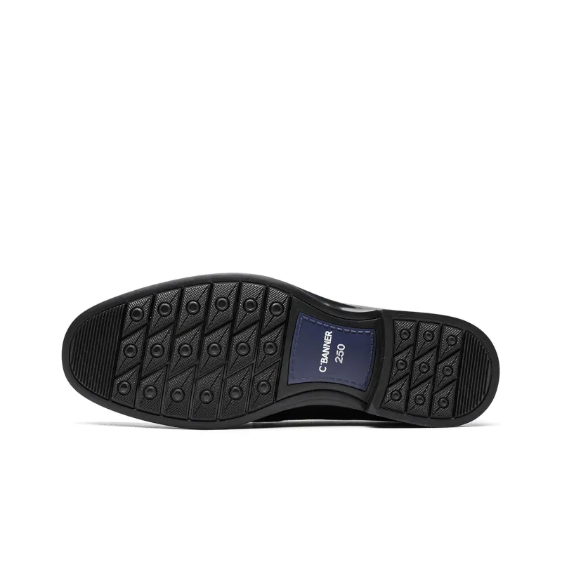 C°BANNER Dress Shoes Men Low-Top Black-4