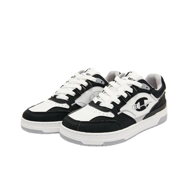 Champion Essentials Collection Format Trainer 2.0 Low-Top Skateboard Shoes Men's White Black-2