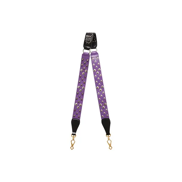 GUCCI Leather Shoulder Strap Bag Straps Women's Purple-0