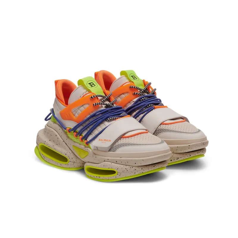 BALMAIN B-Bold Low-Top Casual Shoes Men's Multicolor-2