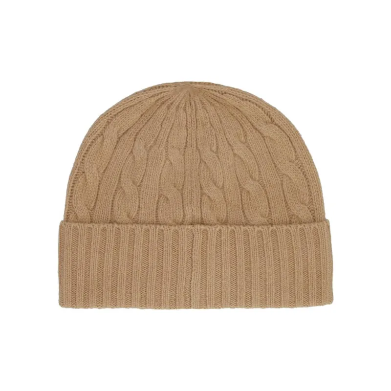 Polo Ralph Lauren Pony Embroidered Cable Knit Beanie-1