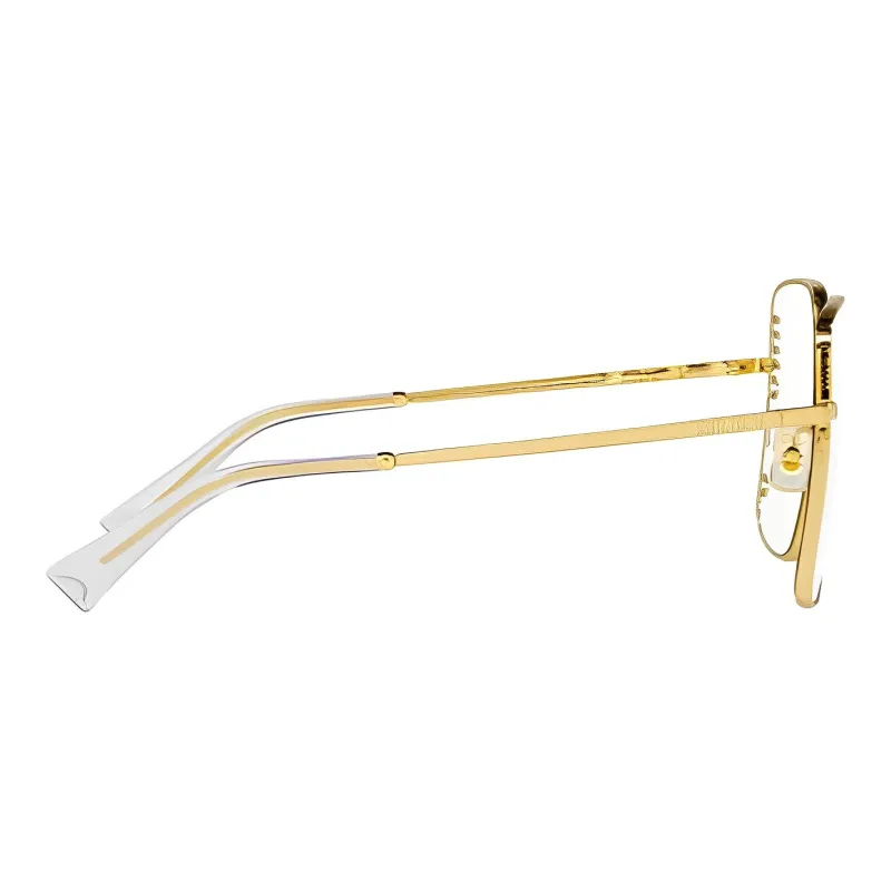 MIU MIU Logo engraved Square frame Glasses-2