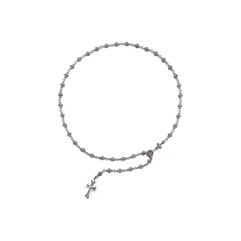 Chrome Hearts 925 Sterling Silver Necklaces Unisex-0