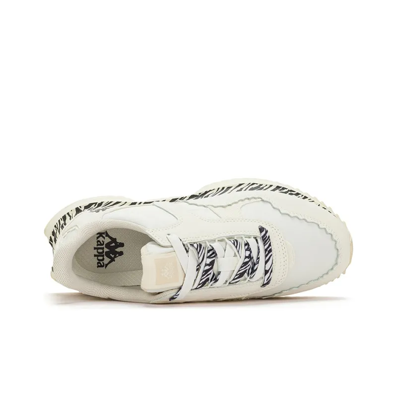 Kappa Low Top Training Running Shoes Unisex White Black-4