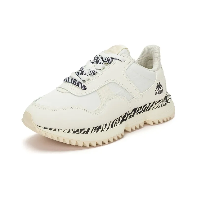 Kappa Low Top Training Running Shoes Unisex White Black-2