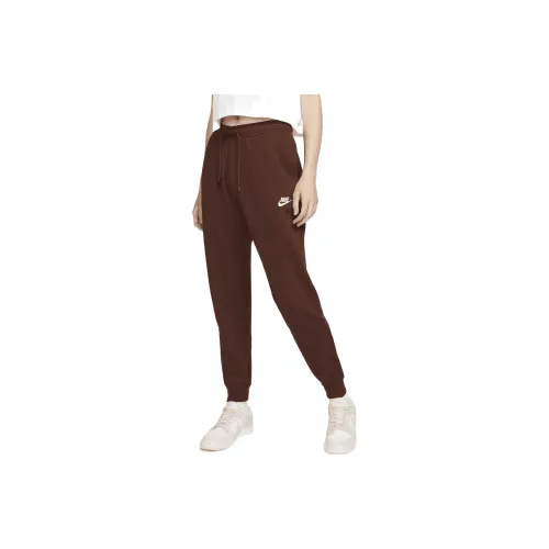 Nike Knitted Sweatpants Women's Brown