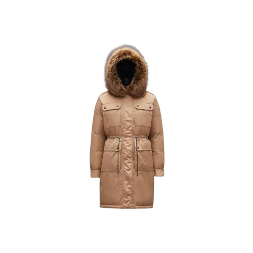 Moncler Down Jackets Women's Khaki