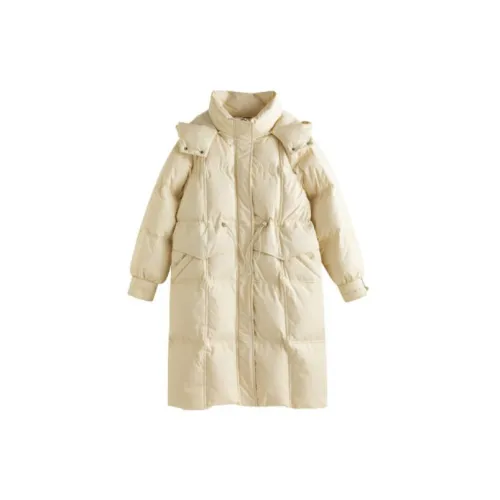 Solitary Down Jackets Women's Vanilla Beige