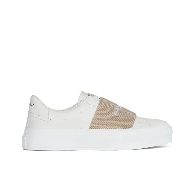 GIVENCHY City Sport Stylish Skateboarding Shoes Women's White Beige-1