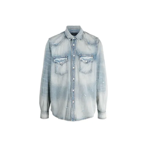 AMIRI Denim Jackets Men Blue