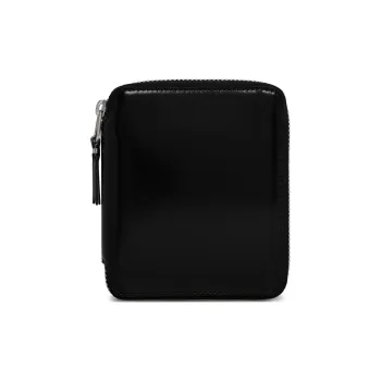 CDG Cow Leather Coin Purse Wallet Unisex Black