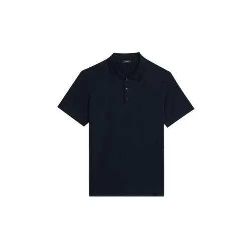 THEORY Polo Shirts Men Black