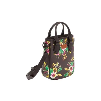 KENZO Polyurethane Tote Bag Shopping Bag Shoulder Bag Crossbody Bag Handbag Mini Women's Black