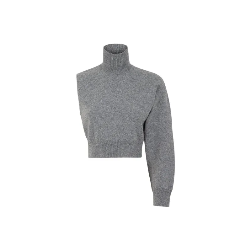 FENDI FW22 Cashmere Sweater Women's Gray-2