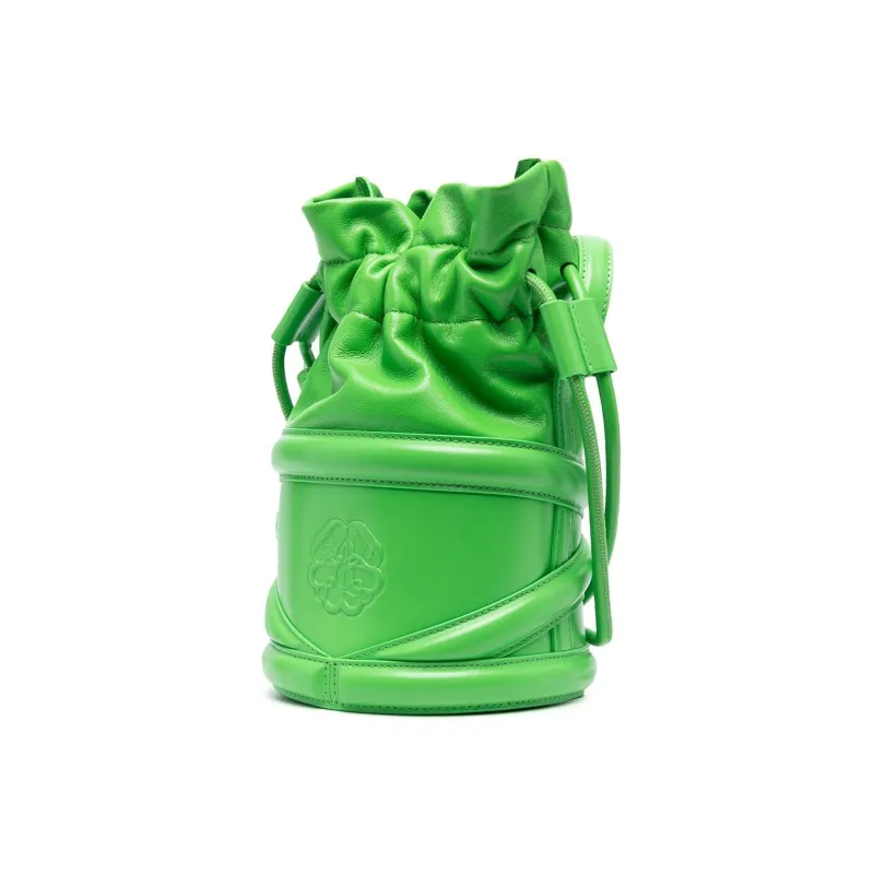 Alexander McQueen The Soft Curve Bag Acid Green-1