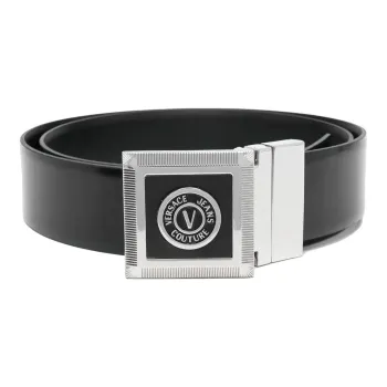 VERSACE JEANS COUTURE Logo Loop Smooth Buckle Men's Width  4cm