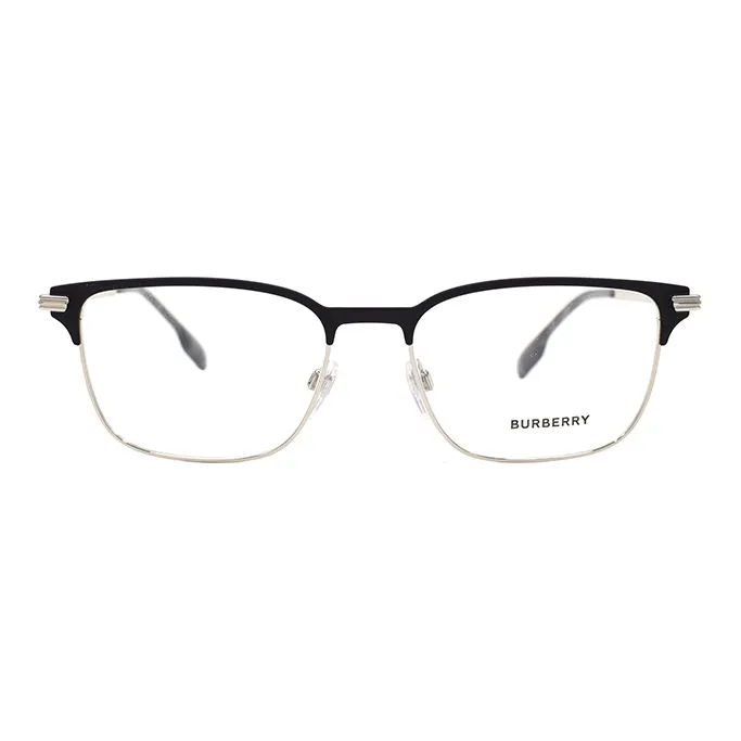 Burberry Eyeglass Frames Men Black Silver-1