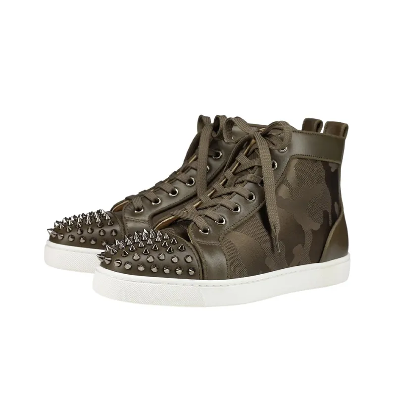 Christian Louboutin Lou Spikes Orlato Flat Balmore-1