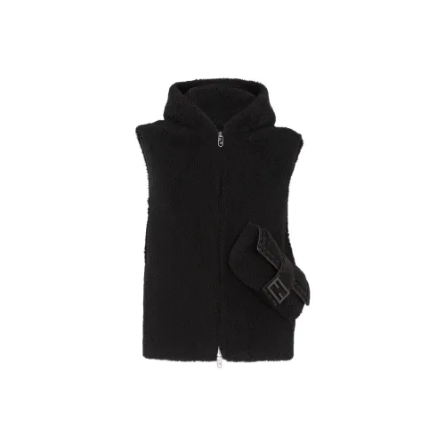 FENDI Vests Men Black