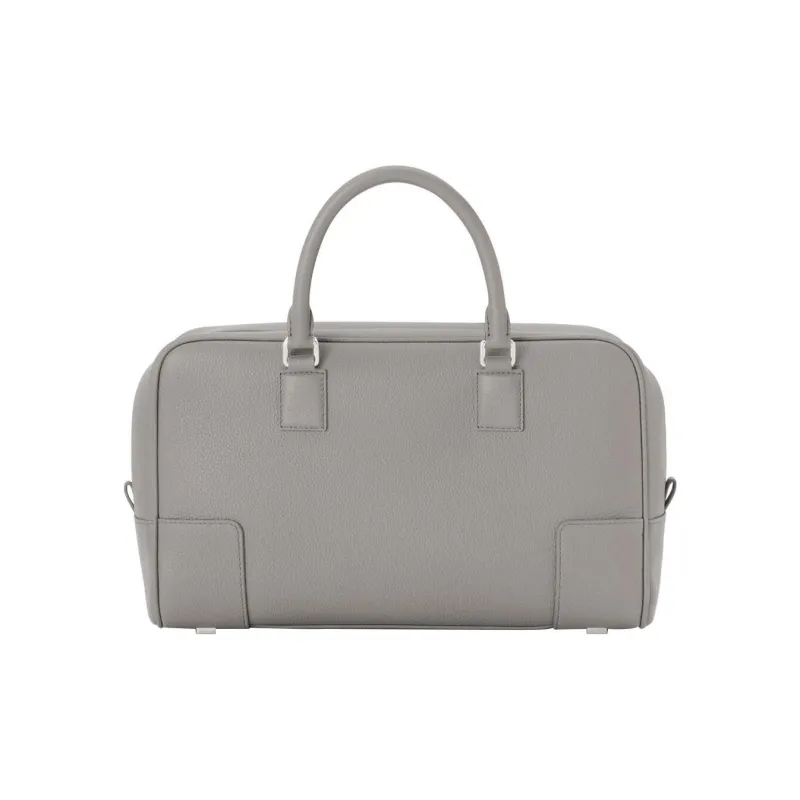 LOEWE Amazona Soft Grained Calfskin Shoulder Bag Crossbody Bag Handbag Women's Pearl Gray-1