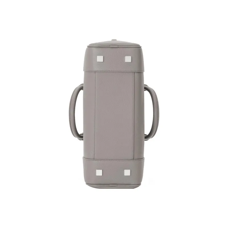LOEWE Amazona Soft Grained Calfskin Shoulder Bag Crossbody Bag Handbag Women's Pearl Gray-4