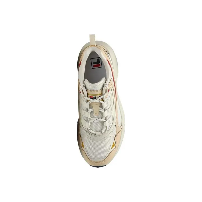 FILA Cube Running Shoes 'White Beige'-2
