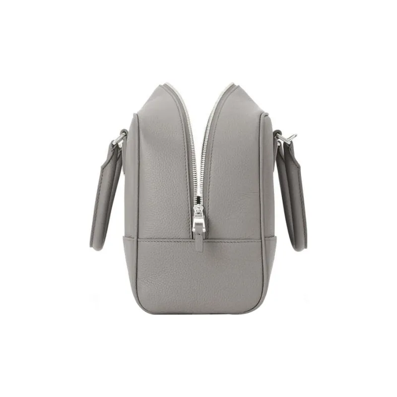LOEWE Amazona Soft Grained Calfskin Shoulder Bag Crossbody Bag Handbag Women's Pearl Gray-3