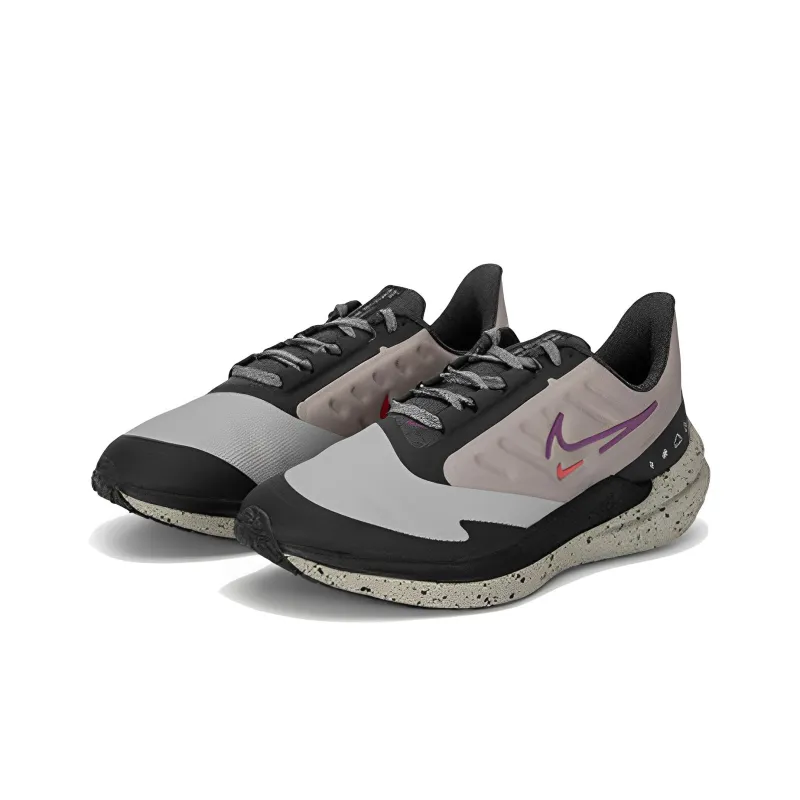 Nike Air Winflo 9 Shield Cobblestone Vivid Purple Women's-2