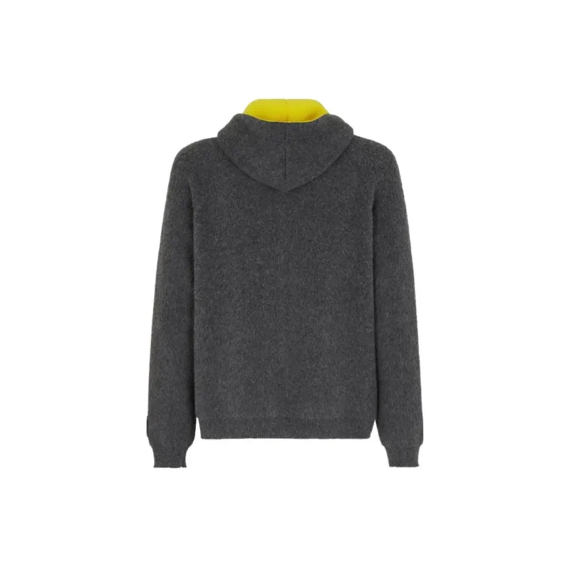 FENDI Jackets Men Gray-1