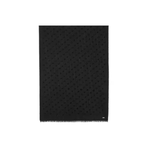 SAINT LAURENT Knit Scarves Men Black