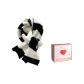 DB-DWS1086-A (Black White Stripes+Box)