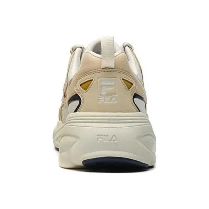 FILA Cube Running Shoes 'White Beige'-3