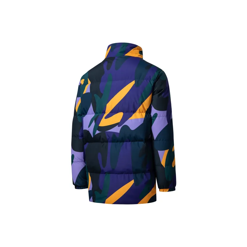 Erke Down Jacket Coat Women's Pop Art Purple-1