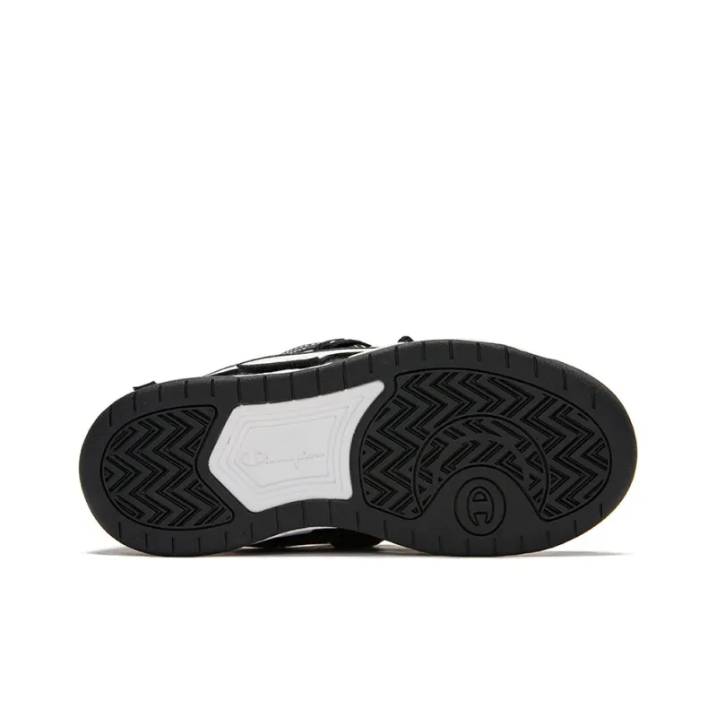 Champion Low Top Skateboard Shoes Men's Black White-4