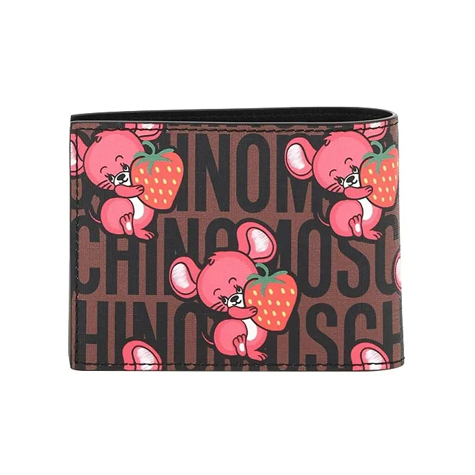 MOSCHINO Canvas Wallet Men's Multicolor-2