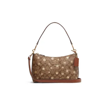 COACH Artificial Leather Portable Crossbody Bag Shoulder Bag Women's Brown & Umber