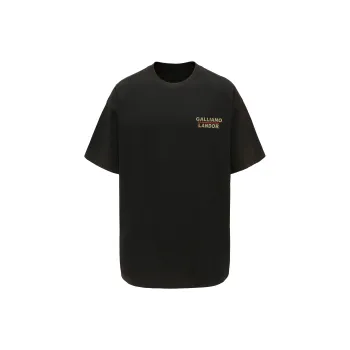 GALLIANO LANDOR FW22 T Shirt Unisex Black