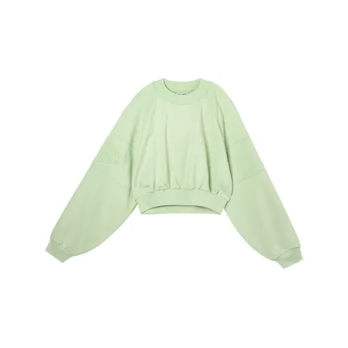 Palladium Sweatshirts Women's Gray Grass Green