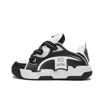 Champion Low Top Skateboard Shoes Men's Black White