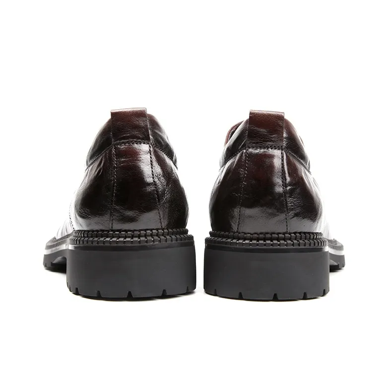 Satchi Dress Shoes Men's Dark Brown-4