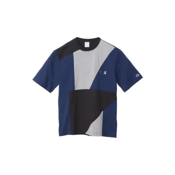 Champion X Anrealage Contrast Panelled Crewneck T Shirt