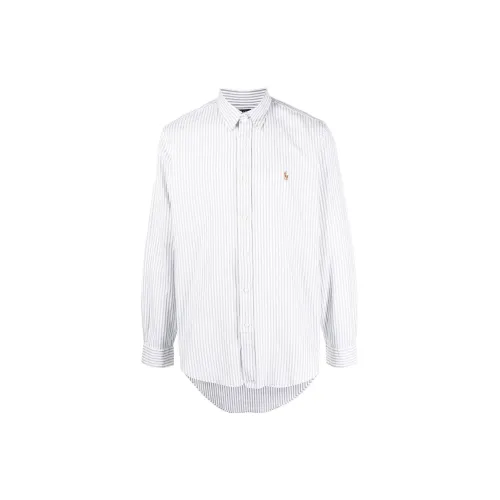 Polo Ralph Lauren Shirts Men Gray White