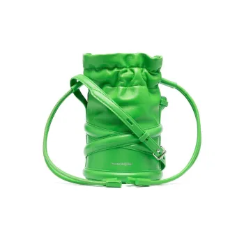 Alexander McQueen The Soft Curve Bag Acid Green