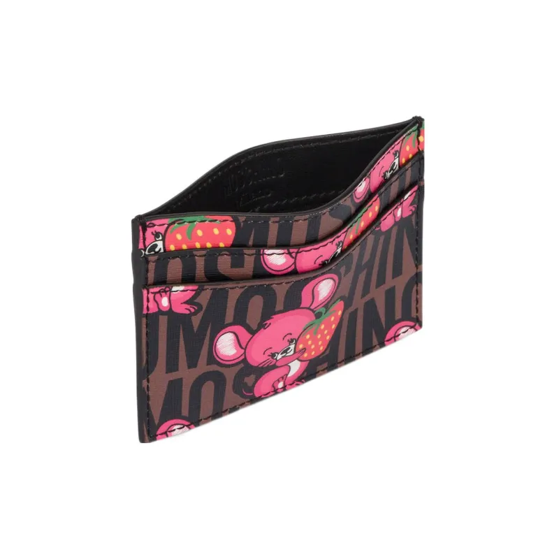 MOSCHINO Polyurethane Coin Purse Men's Multicolor-2