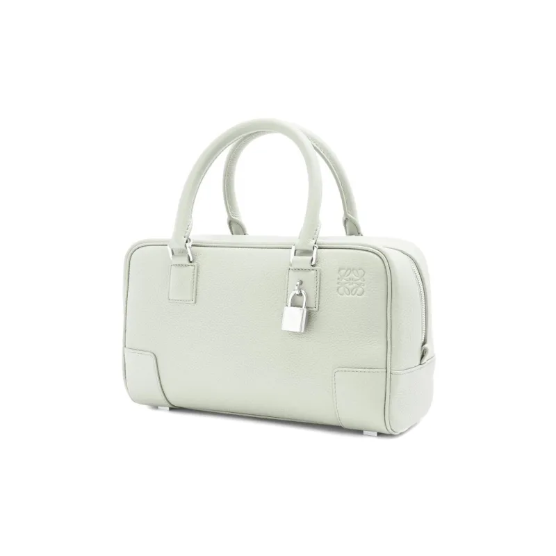 LOEWE Amazona Grained Calfskin Shoulder Bag Crossbody Bag Handbag Small Size Women's Light Celadon-2